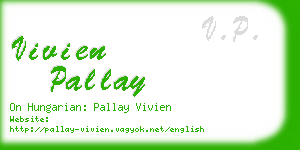 vivien pallay business card